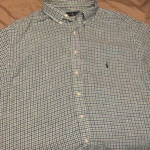 100% Linen SS Button down Polo by Ralph Lauren